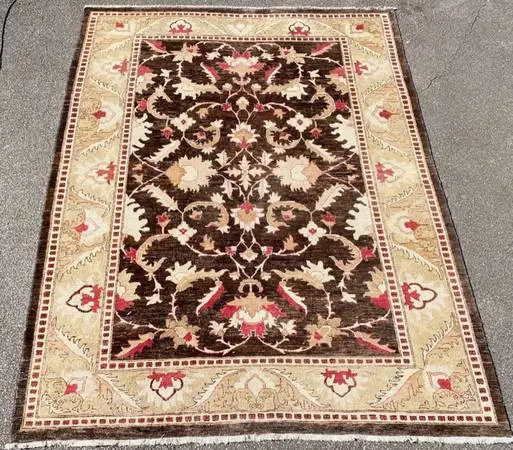 PESHAWAR HAND KNOTTED RUG, 7.10 x 10.2