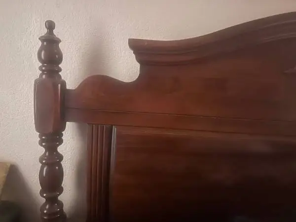 Beautiful  Handcrafted Cherrywood Queen Headboard with frame