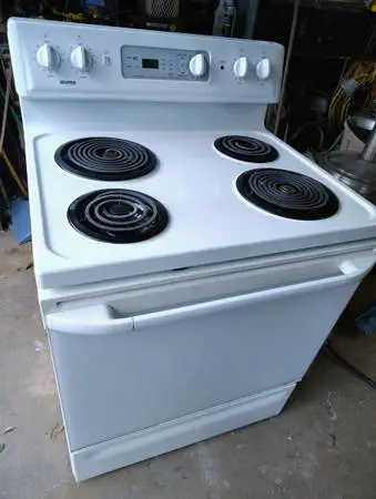 Kenmore Electric stove oven coil top range