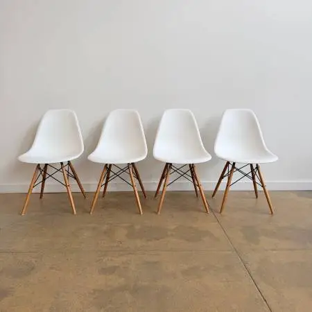 Vitra Eames Plastic Molded Chairs (Retail $3000+)