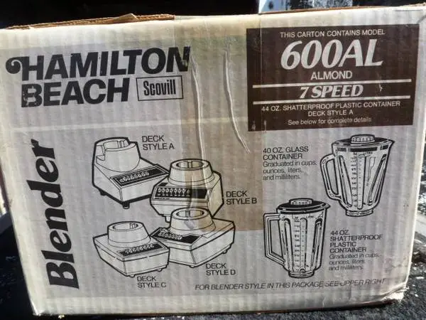 Hamilton Beach 7 speed blender
