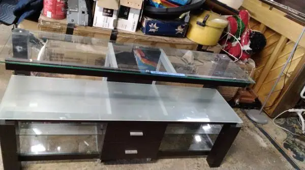 Glass TV Stand
