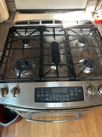 GE Gas Stove Stainless Steel