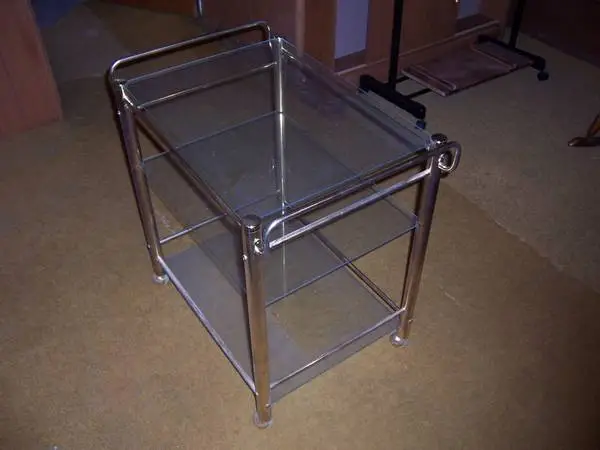 Glass Serving Cart