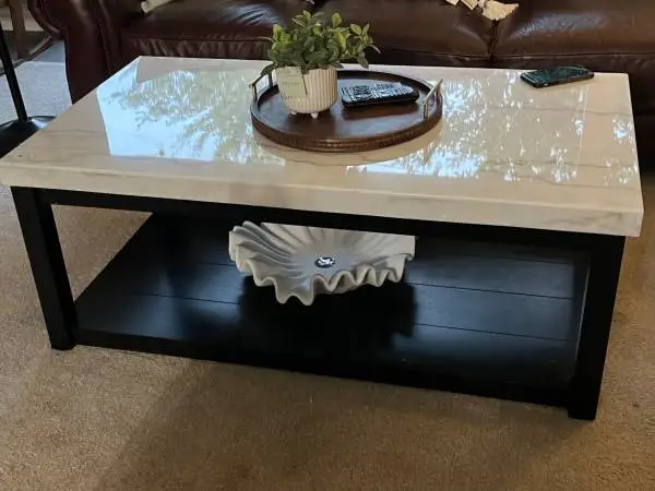Marble Top Coffee Table
