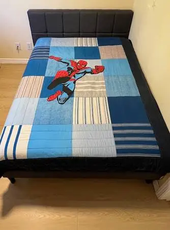 Students room furniture: Bed, Desk, Gaming monitor, Computer chair