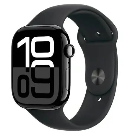 NEW UNWORN Apple Watch Series 10 with 46mm Black Sport Band - M/L