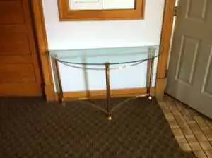 GLASS TABLE TOPS and TABLES