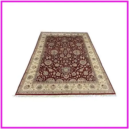 9ft 2in X 11ft 10in Kashan Persian Wool Area Rug. Estimate Price: $6,0