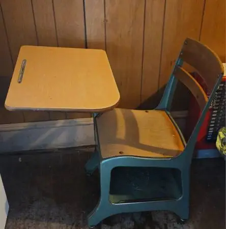 Antique School Desks