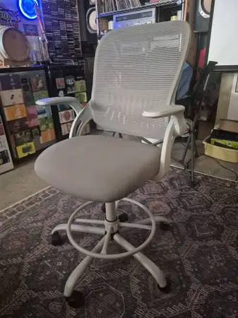 Ergonomic Tall Mesh Office Chair with Storable Lumbar Support