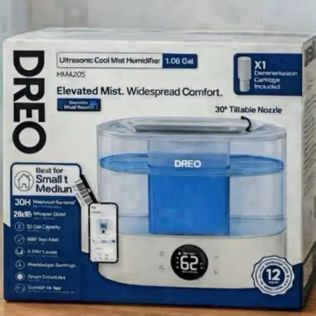 Home Goods New Dreo Cold Water Mist Humidifier with night light   $57.73 retail
