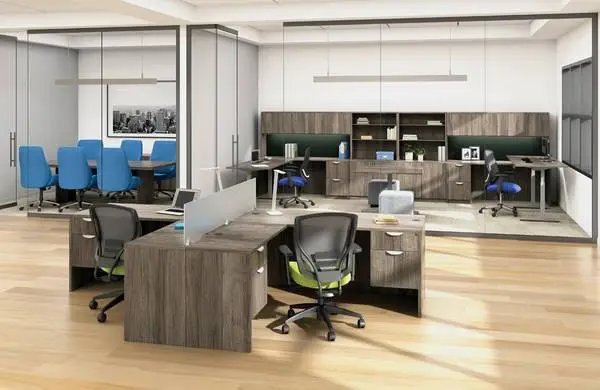 L shape Home, Office desk 30x66 with return in 5 finishes