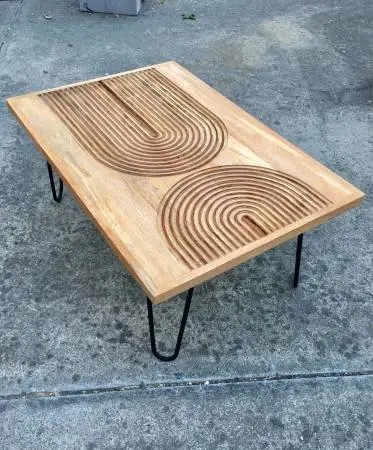 Custom MCM Style Coffee Table