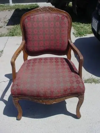 arm chair upholstered seat and back