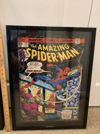 Marvel Captain America & Spider-Man Framed Poster -