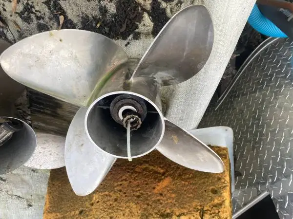 stainless steel prop brp model rx4 15x20 prop