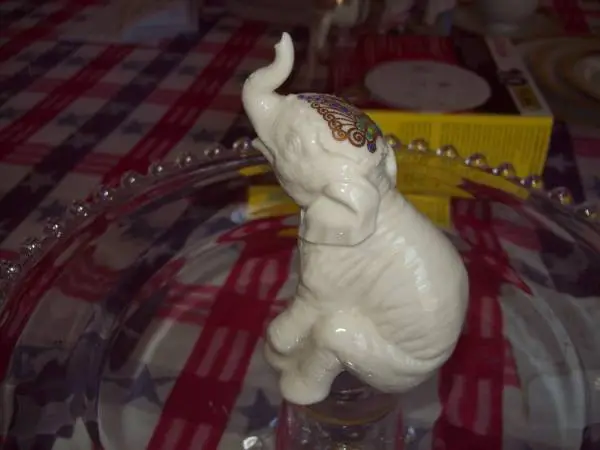 Lenox Jewel Collection-Porcelain Elephant-Adorable/Perfect!