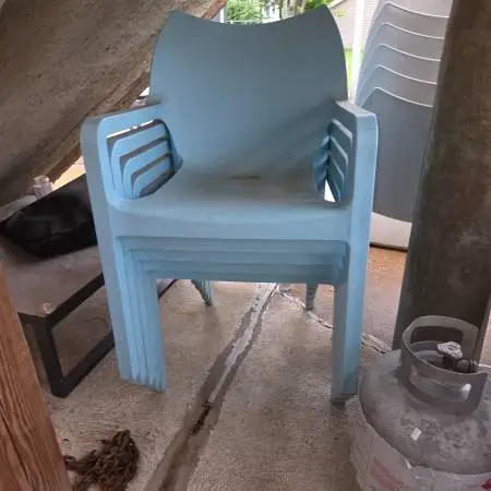 Heavy Duty plastic outdoor chairs