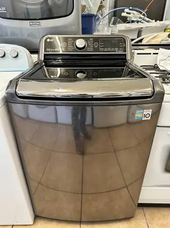 LG ThinQ WT7600HKA Top-load washer Energy Star, HE LIKE NEW!!