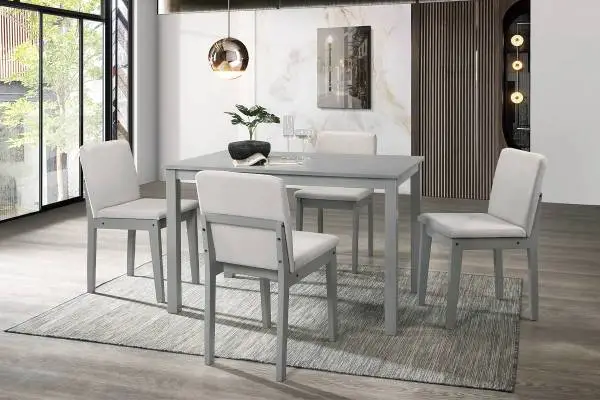 wood 5pc dining set www.capricefurniture.com