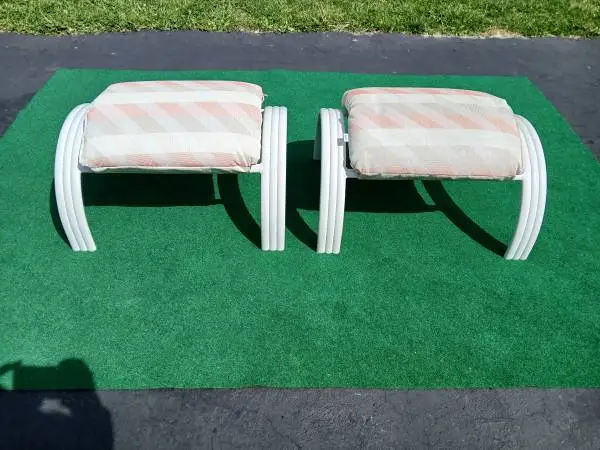 Luxury Outdoor Patio Ottomans $15 each must take both