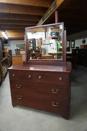 Vintage Dresser with Mirror