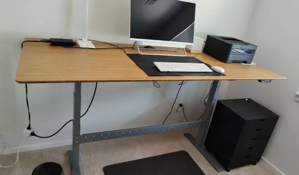 Standing desk 79 (by Geek Desk) - bamboo top