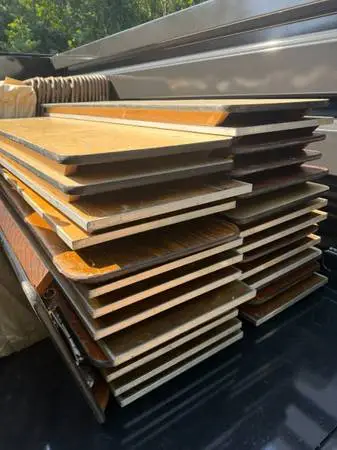 Huge lot of party rental tables and chairs 60in 5ft round 30x72 18x72