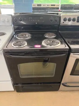 GSGV- GE COIL TOP RANGE WITH 90 DAY WARRANTY
