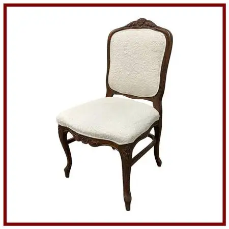 French Louis Xv Style Carved Wood Side Chair