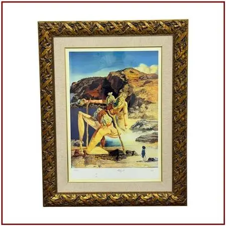 Salvador Dalí “the Specter Of Sex Appeal” Framed Photomechanical