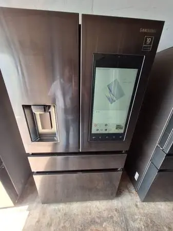 Samsung family hub stainless steel counter depth 4 door refrigerator