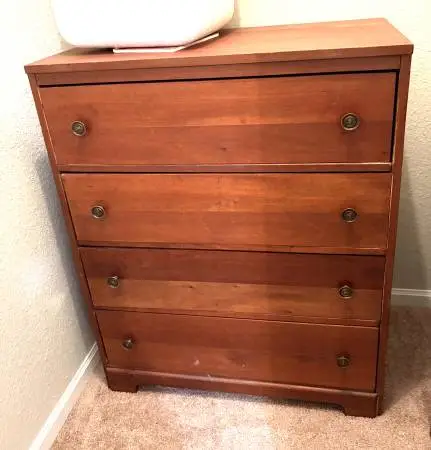 Mid Century Cherry Dresser-34W x 19D x 42H-NOW