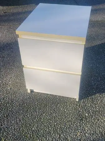 Off white ikea nightstand #0696