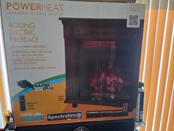 TwinStar home power heat infrared quartz heater