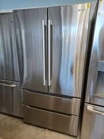VERONA Stainless Steel 3 door refrigerator