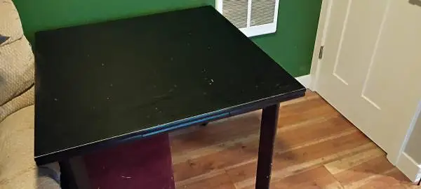 Black Table 35.25 W+L 30 H