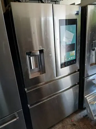 Samsung stainless steel counter tablet refrigerator