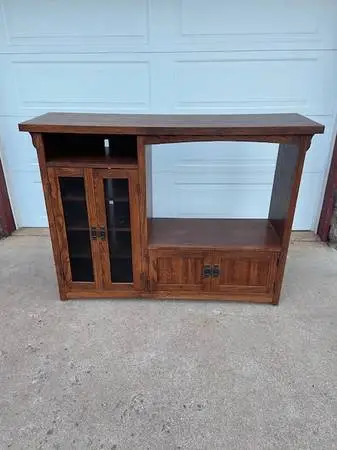 Walnut Entertainment Center