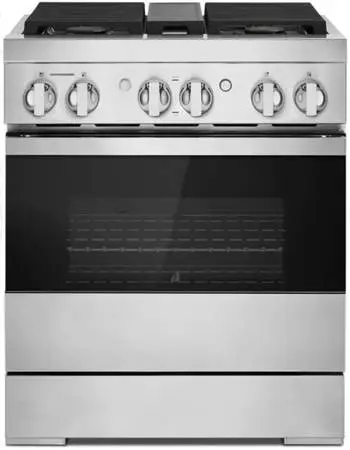*Open Box* JennAir 30” Dual Fuel Range – 4 Burners – NOIR