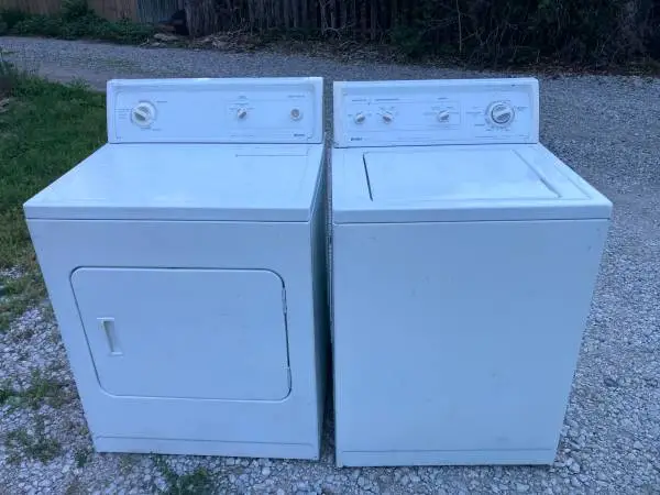 Matching washer and dryer guaranteed delivery is available