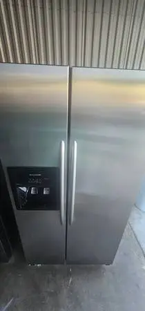 Kitchenaid stainless counter depth side by side refrigerator
