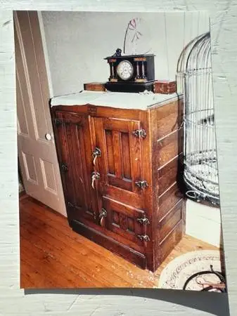 Antique Oak Icyco  Icebox/refrigerator