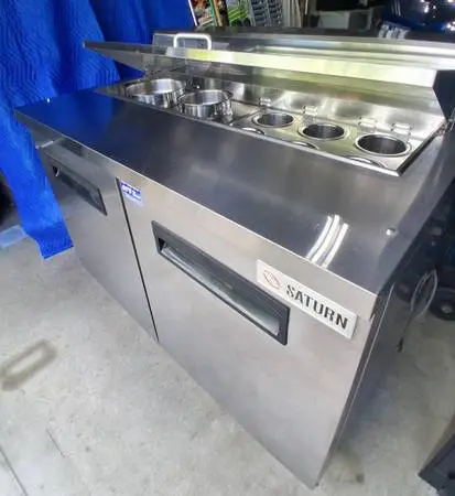 Saturn 48 Sandwich/Salad Food Prep Table Refrigerator.