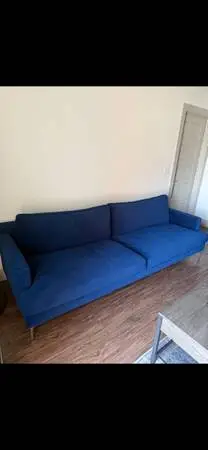 BLUE VELVET SOFA