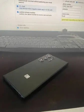 Locked Samsung S24 Ultra - Flawless Screen & Body - Parts/Repair - $50
