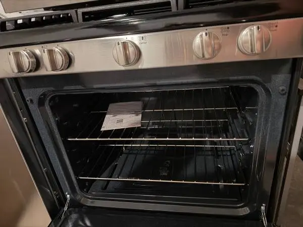 New gas range