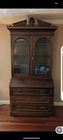 Civil War Era Secretary Desk 1960s Ex. Cond