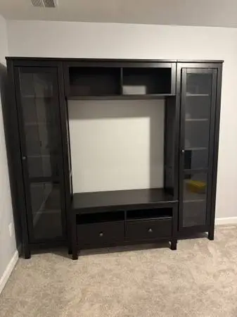 IKEA Media Center with bookcases